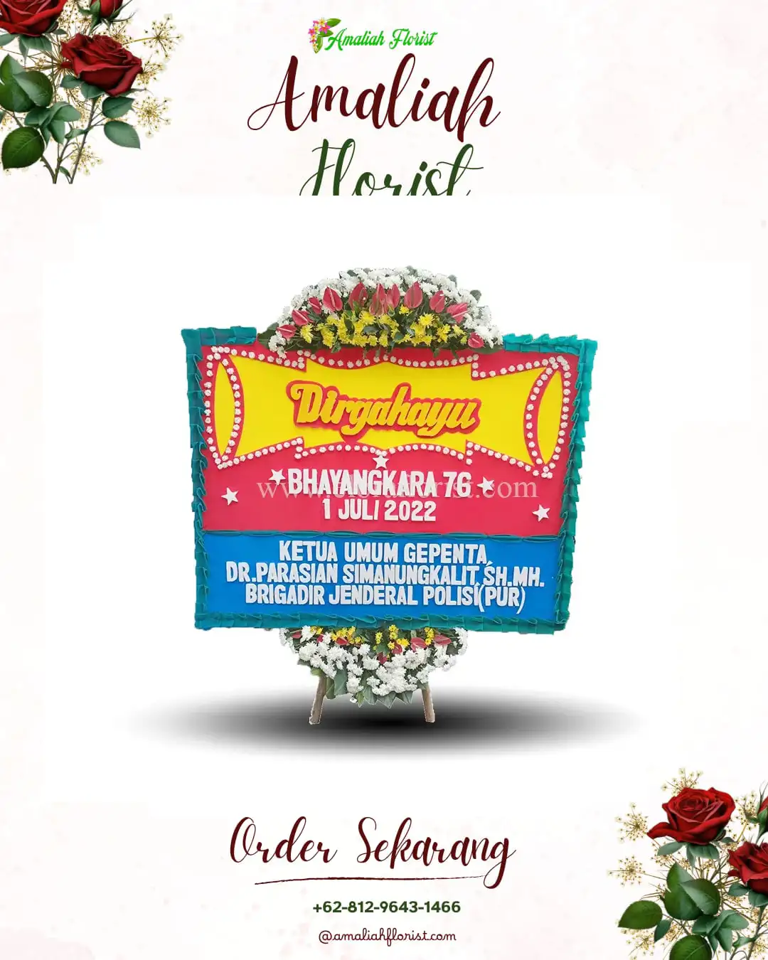 Papan Bunga HUT Ulang Tahun Kuripansari